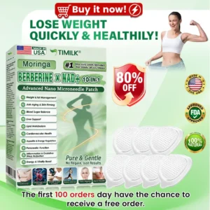 Official Store | ☀️☀️ Timilk® Moringa · Berberine × NAD+ 10-in-1 Advanced Nano Microneedle Patch