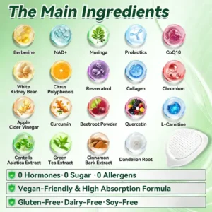 Official Store | ☀️☀️ Timilk® Moringa · Berberine × NAD+ 10-in-1 Advanced Nano Microneedle Patch