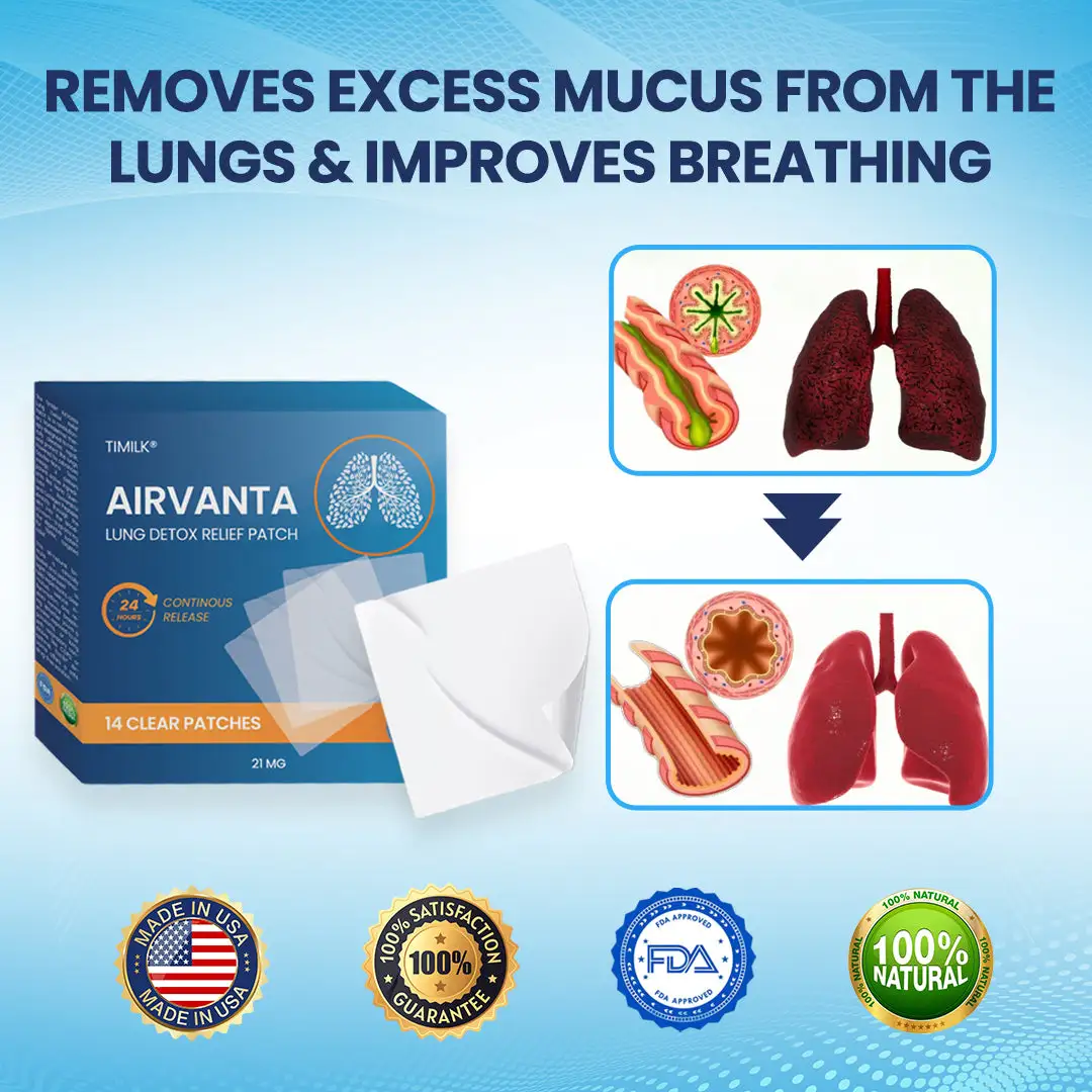 Timilk® AirVanta Lung Detox Relief Patch🔥