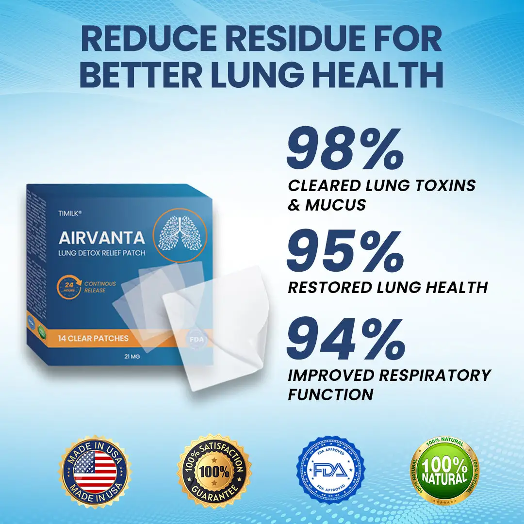 Timilk® AirVanta Lung Detox Relief Patch🔥