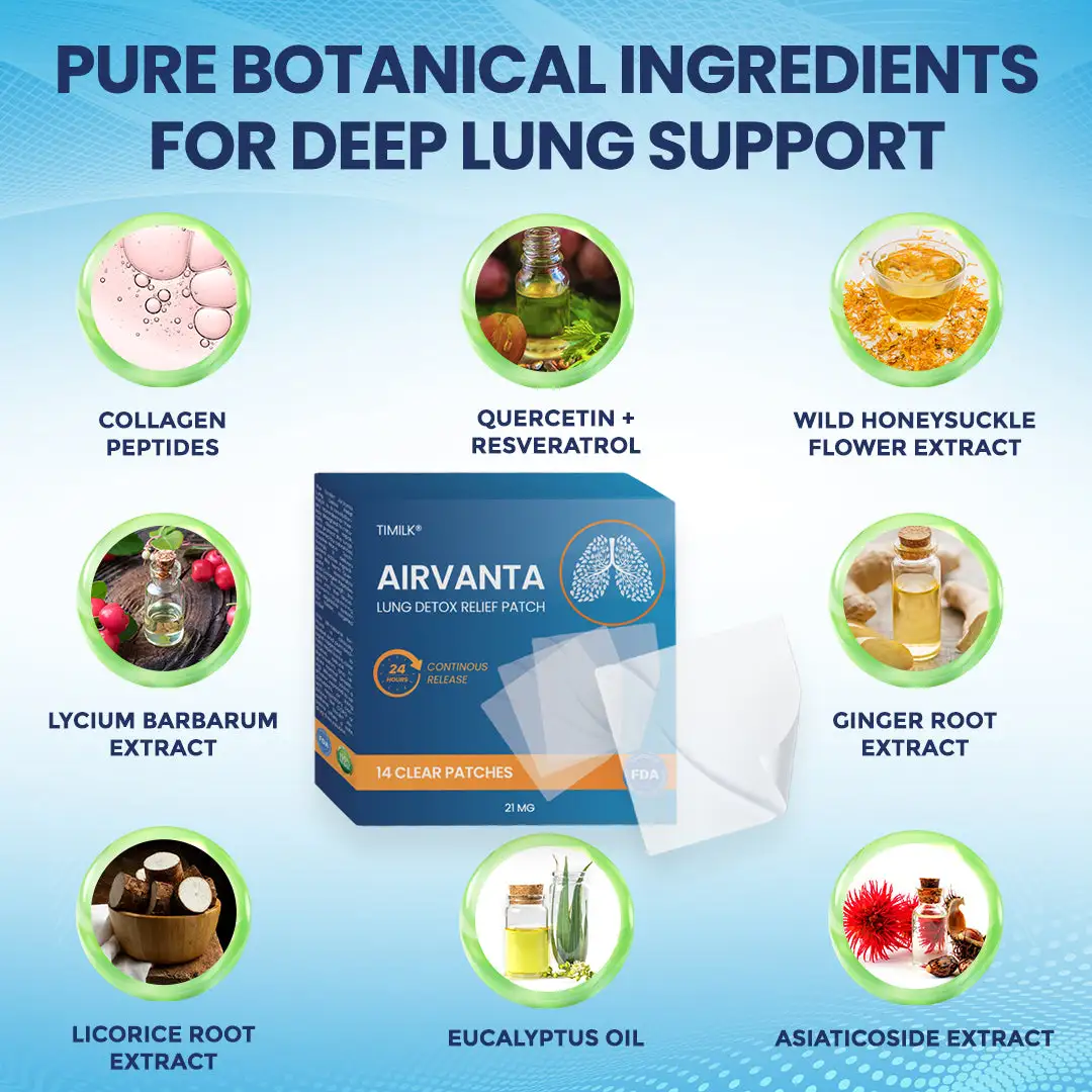 Timilk® AirVanta Lung Detox Relief Patch🔥