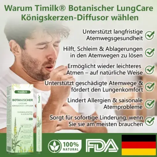 Timilk® Botanical LungCare Königskerze-Diffusor