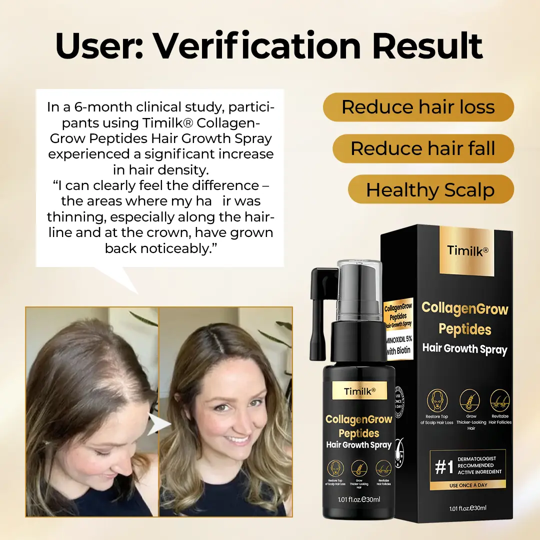Timilk® CollagenGrow Peptides Hair Growth Spray