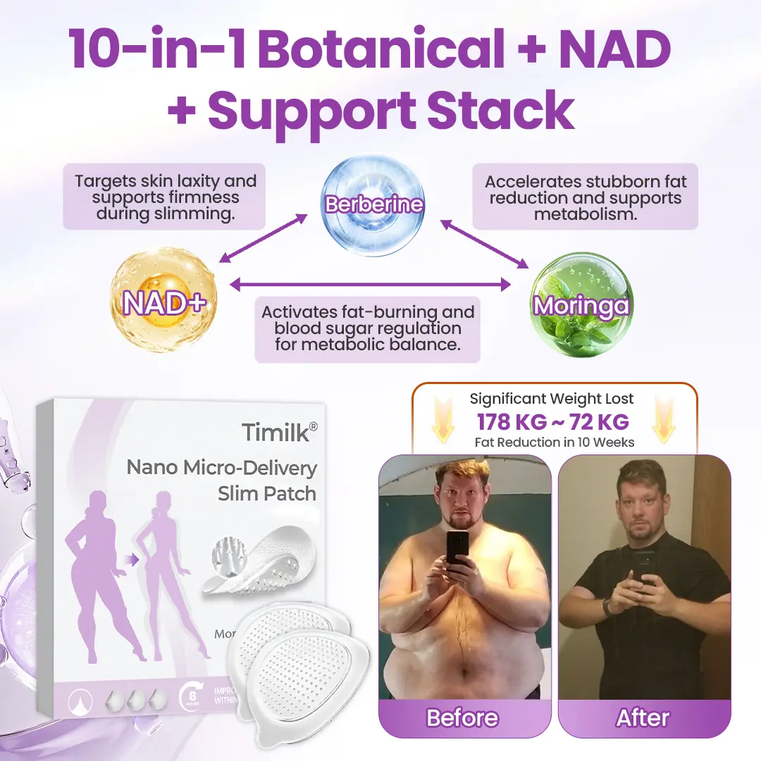 Timilk® Nano Micro-Delivery Slim Patch.