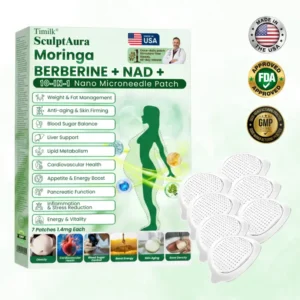 Timilk® SculptAura Moringa • Berberin + NAD+ 10-in-1 Nano-Microneedle-Patch