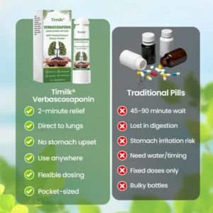 Timilk®Verbascosaponin Lung Detox Diffuser ( ❤️ Cough, wheezing, shortness of breath, sputum, stuffy nose, bronchitis, bronchitis, allergy symptoms, lung discomfort ❤️ )