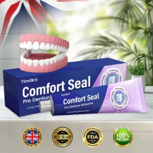 🔥 LIMITED SPECIAL OFFER 🔥 Timilk® Comfort Seal Pro Denture Adhesive🦷💜FDA Certified (Clinically Proven 96- Hour Lock Hold for Secure, Comfortable & Zinc-Free Denture Fit) (Copy)
