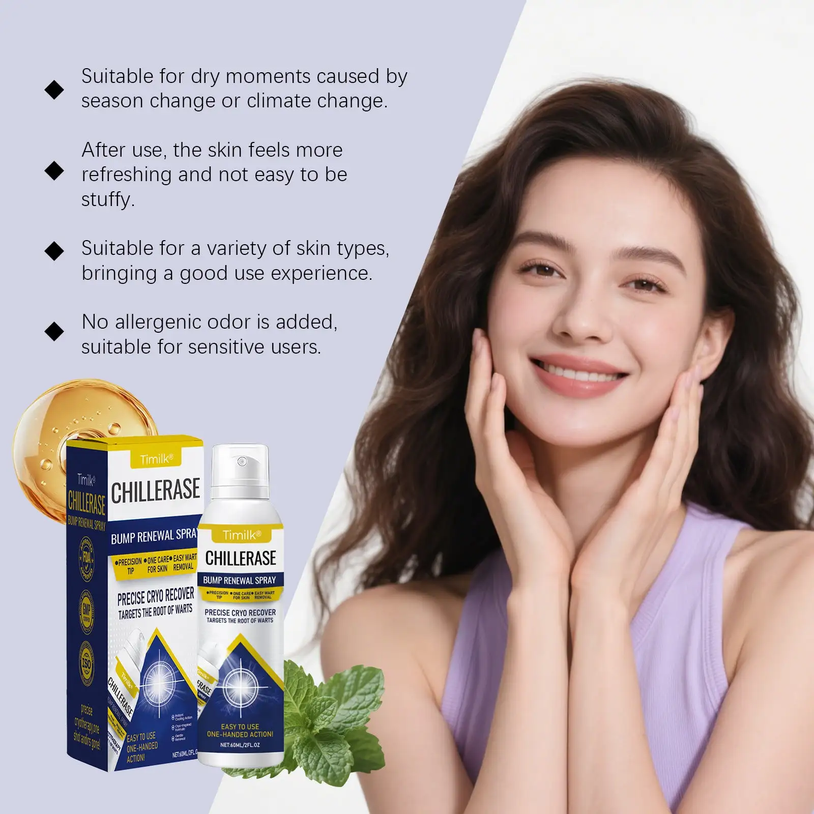 Timilk Removers Cooling Spray