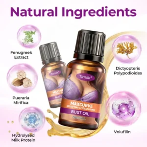 Timilk® MaxCurve Sculpting & Volumizing Bust Oil⚡⏱️Get Visible Lift & Fuller Curves in Just 21 Days